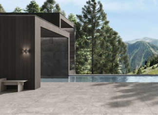 Oasi blu dall’effetto materico