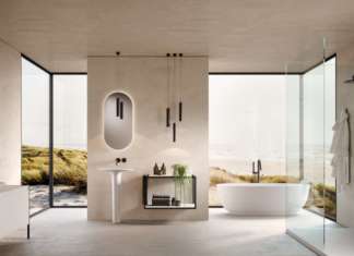 Tube: il lavabo sembra un fiore sbocciato