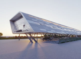 La nuova “vertiginosa” sede di BORA a Herford