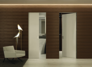 WAVE: la prima maniglia a dare continuità di forma tra porta scorrevole e porta battente