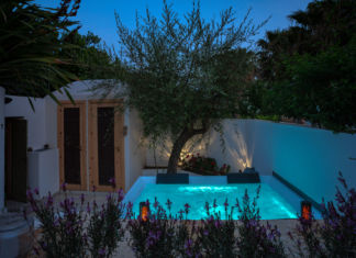 Una minipiscina outdoor per il Baglio Minaudo