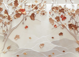 Foliage, boiserie artistica firmata Ludovica Mascheroni