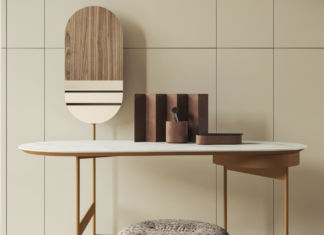 Nuove geometrie per un classico d’arredo dedicato alla bellezza
