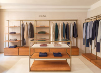 Tonalità neutre e materiali naturali per il nuovo Flagship Store di Cruna a firma DEFERRARI+MODESTI