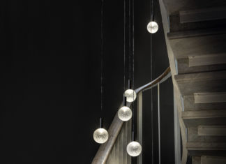 Syphaspot, scenografico chandelier di Catellani & Smith