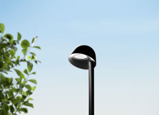 Cloche: lampione urbano in plastica riciclata e infinitamente riciclabile