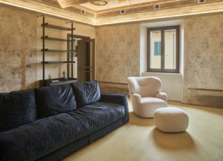 La superficie continua preserva il valore storico-artistico di un’abitazione senese