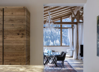 Sulle Dolomiti, tra legno e pietra naturale