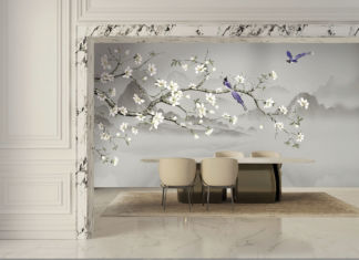 Carta da parati in stile parigino