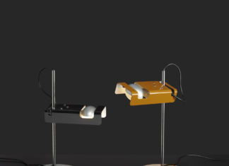 Spider, la lampada firmata Joe Colombo si veste di giallo