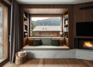 Rifugio montano contemporaneo