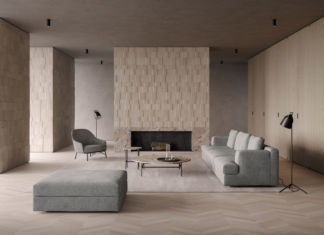 Sostenibilità per il pavimento in pietra a spina di pesce