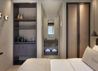 Design che ispira relax nel cuore di Santorini