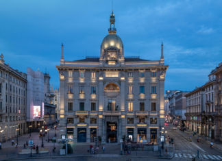 Le luci outdoor del Gran Melià Palazzo Cordusio