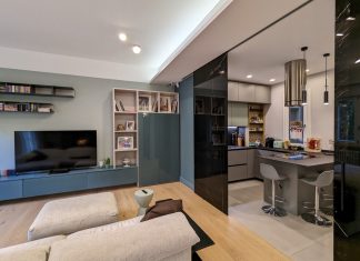 Ristrutturazione elegante, funzionale e ricercata cromaticamente