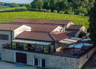 Il progetto per le terrazze di un’azienda vitivinicola in Toscana