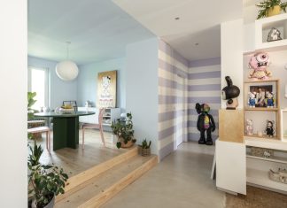 Equilibrio tra brutalismo e pop-art nel cuore di Roma