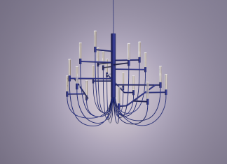 Un nuovo chandelier asimmetrico e scultoreo