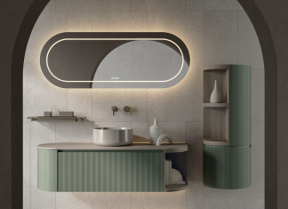 Forma, funzione e sensualità per l’arredo bagno
