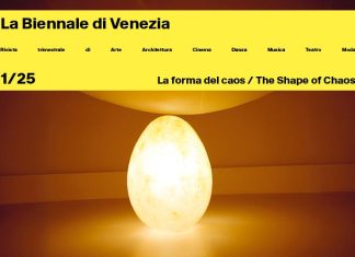 La forma del caos / The Shape of Chaos. Il nuovo numero della Rivista della Biennale di Venezia