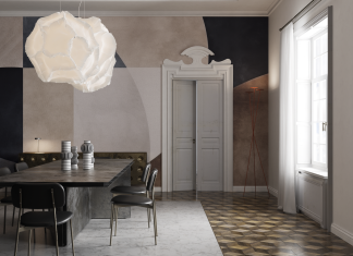 L’arte dell’equilibrio nello spazio, tra carte da parati e tappeti