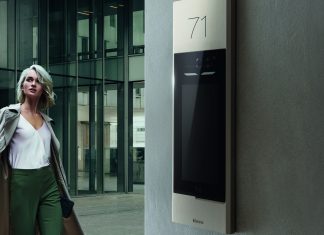 Il videocitofono di design con interfaccia intuitiva e funzionalità smart