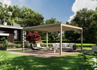 La pergola bioclimatica “extra light”, consapevole e ragionata