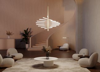 La luce si trasforma in espressione di movimento