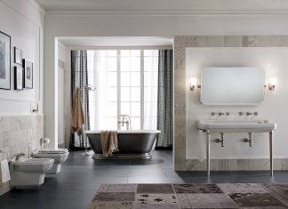 Il total look del bagno in stile retrò