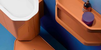 Forma, colore e ritualità in un mobile bagno