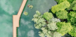 La nuova “Passerella di Sarnico” attraversa il parco dei Taxodi