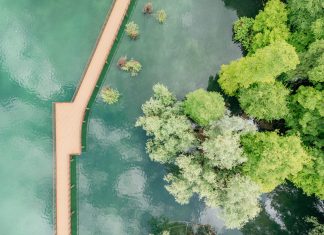 La nuova “Passerella di Sarnico” attraversa il parco dei Taxodi