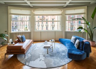 Un appartamento milanese tra Déco e contemporaneo