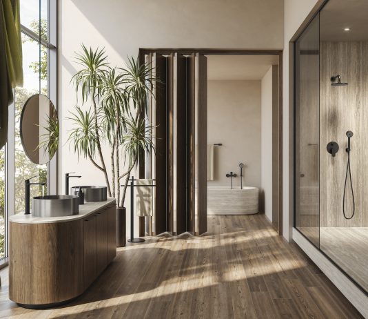 La collezione per l’ambiente bagno che abbraccia l’estetica minimal