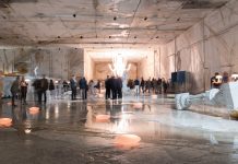 La cava di marmo diventa una camera delle meraviglie