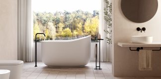 La bellezza autunnale dell’essenzialità per la collezione bagno