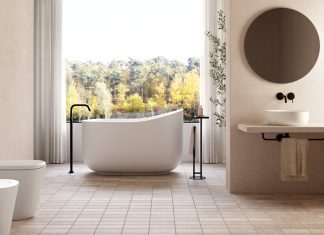 La bellezza autunnale dell’essenzialità per la collezione bagno