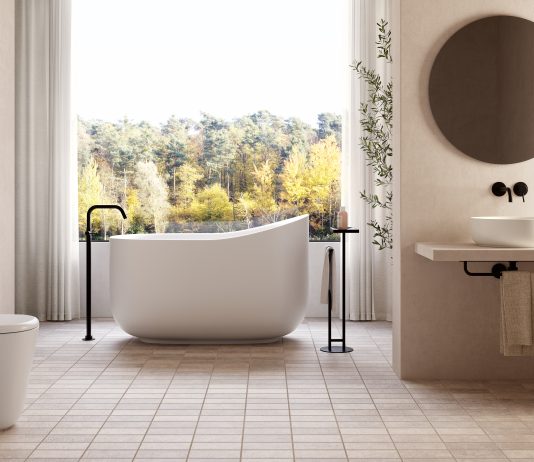 La bellezza autunnale dell’essenzialità per la collezione bagno