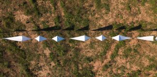 100 linear meters pavilion