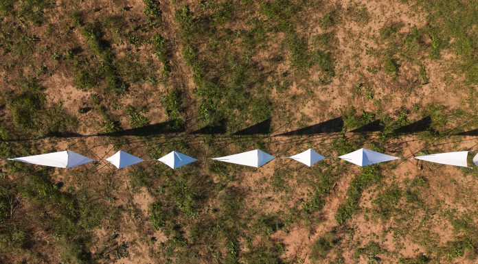 100 linear meters pavilion