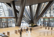 Travertino per la nuova sede JPMorganChase by Foster + Partners