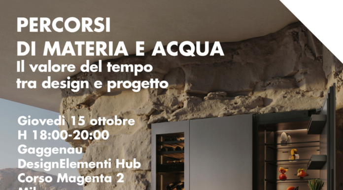 Percorsi di materia e acqua. Il valore del tempo tra design e progetto