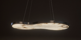 Fabula, nuova sospensione in alabastro che trasforma la pietra in luce fabula