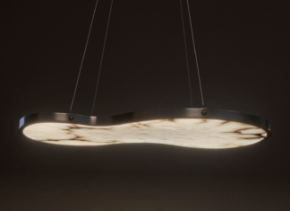 Fabula, nuova sospensione in alabastro che trasforma la pietra in luce fabula