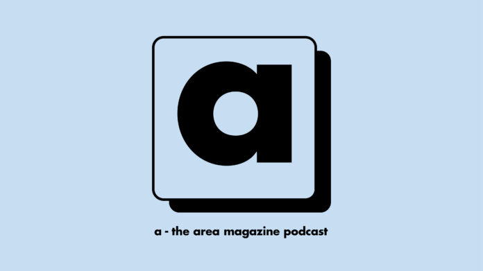 a podcast area