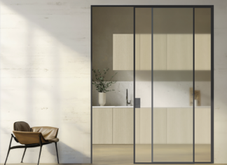WaveGlass: la maniglia esalta la trasparenza del vetro