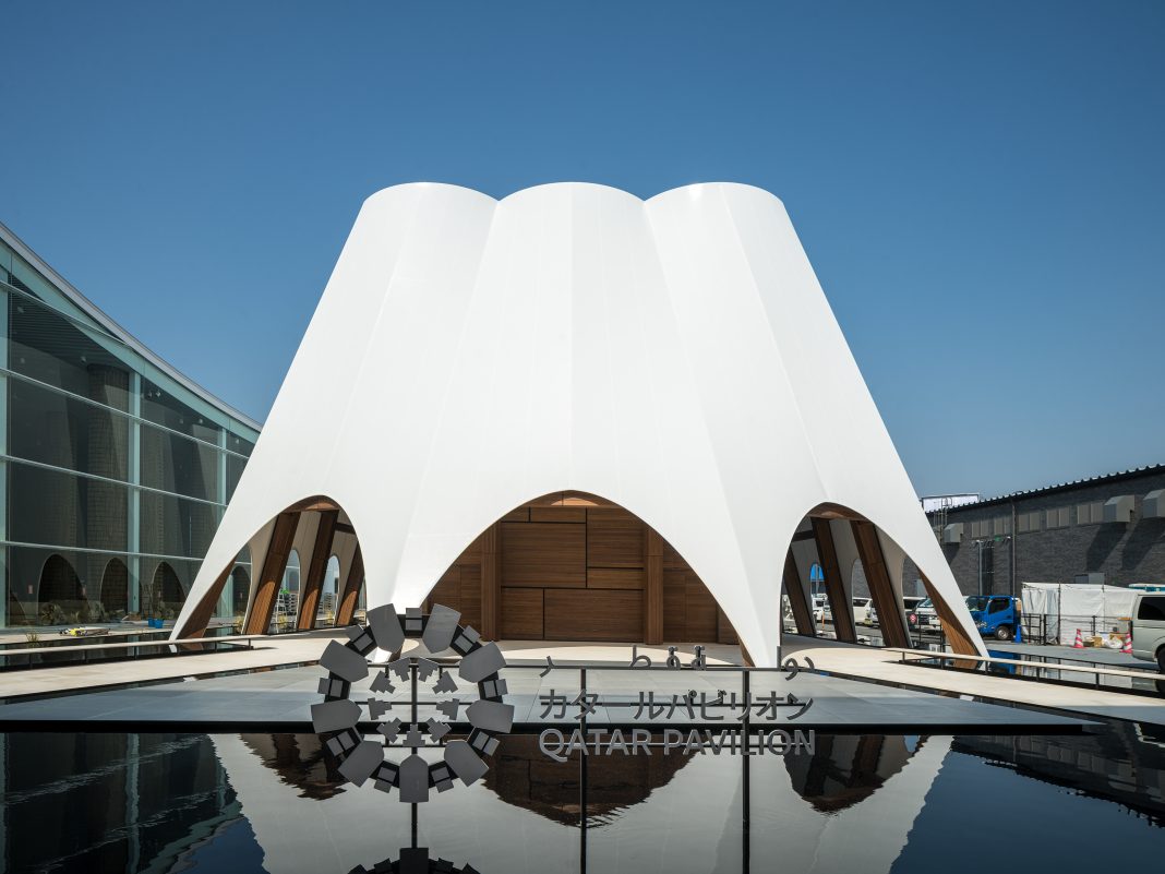 Kkaa Ramp Qatar Pavilion, KKAA - Kengo Kuma and Associates, Japan | Arketipo