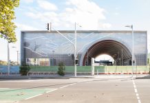 La più grande facciata personalizzata in gres in Australia