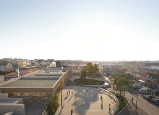 Piazza Giuseppe Meroldi, Alvisi Kirimoto, Montespaccato (RM)