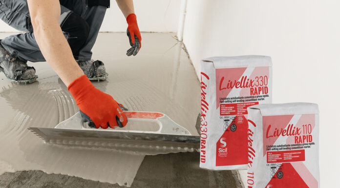 Livellix: la nuova linea di sottofondi autolivellanti cementizi a presa rapida e alte prestazioni